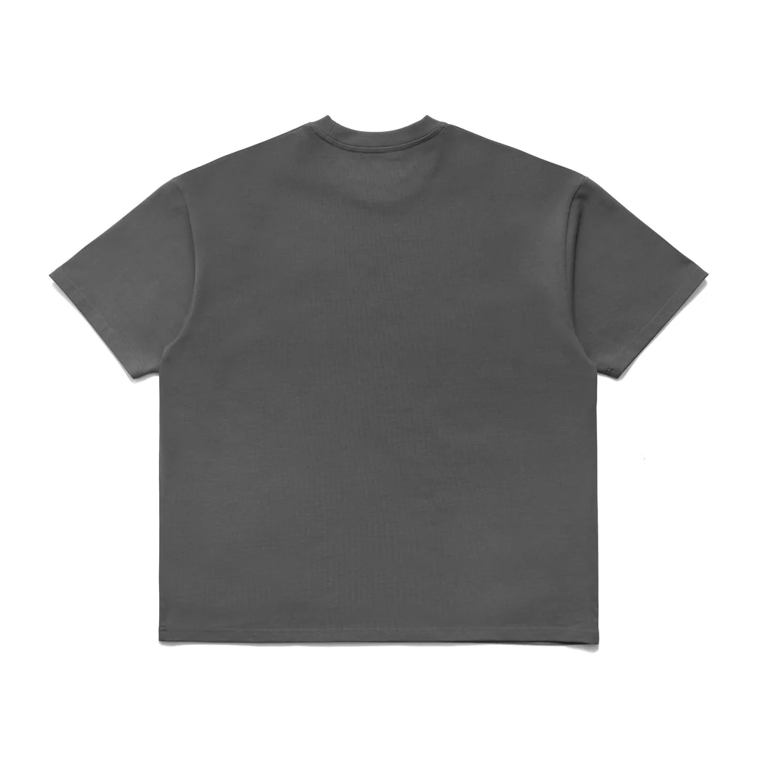 Heavyweight Mini Metal Logo T-Shirt in Tar - Image 3