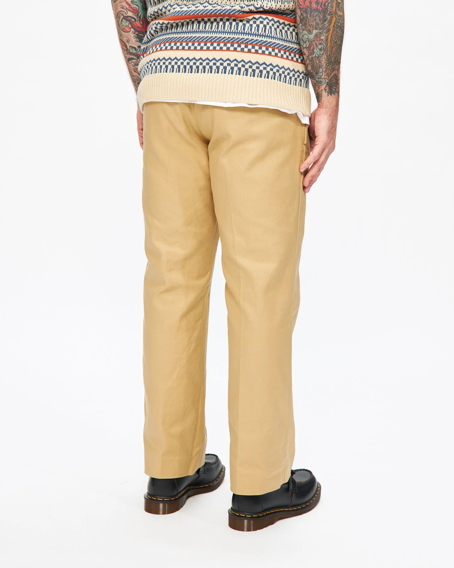 Mobley Straight Pant in Khaki - Image 3