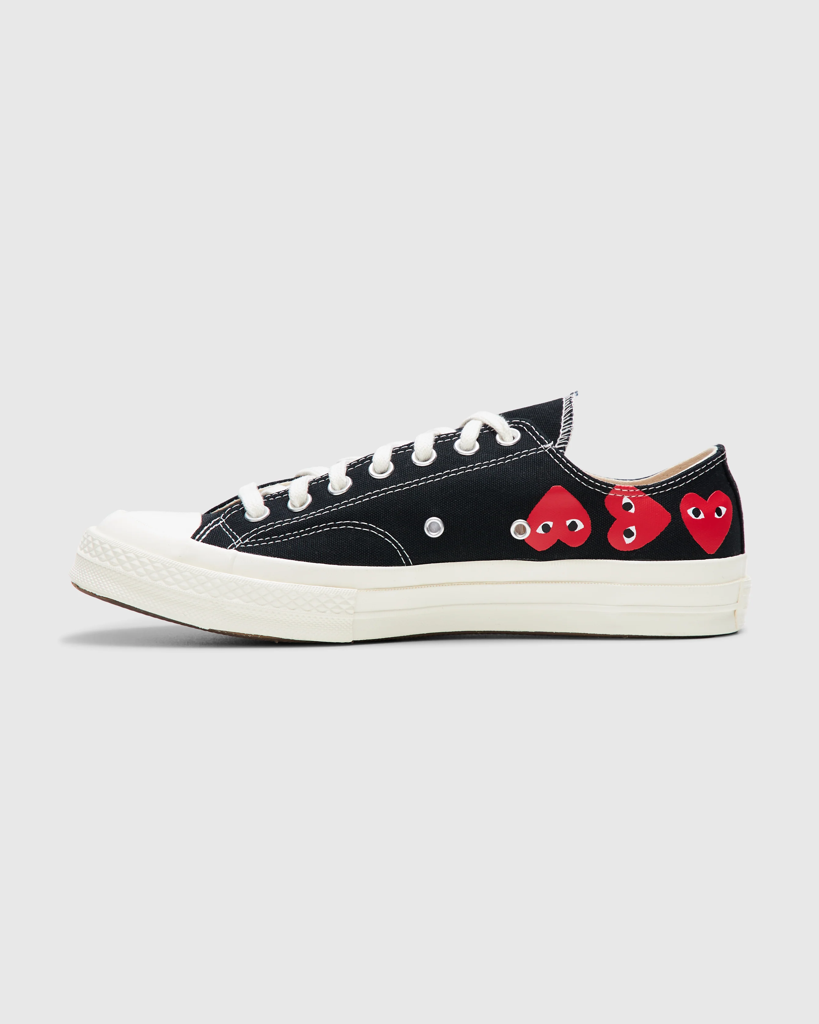 Multi Red Heart Chuck Taylor All Star '70 Low in Black - Image 4