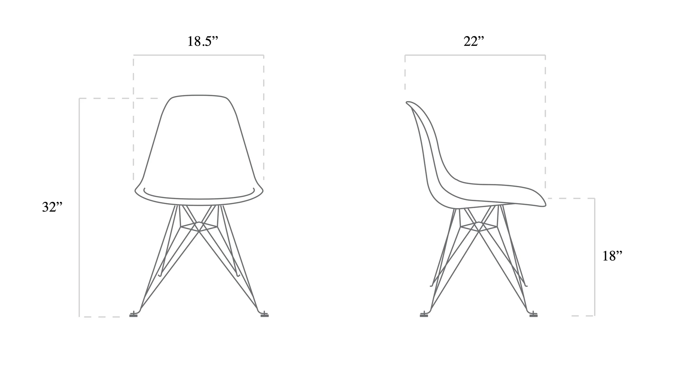 NERD Modernica Shell Chair in Camo - Image 7