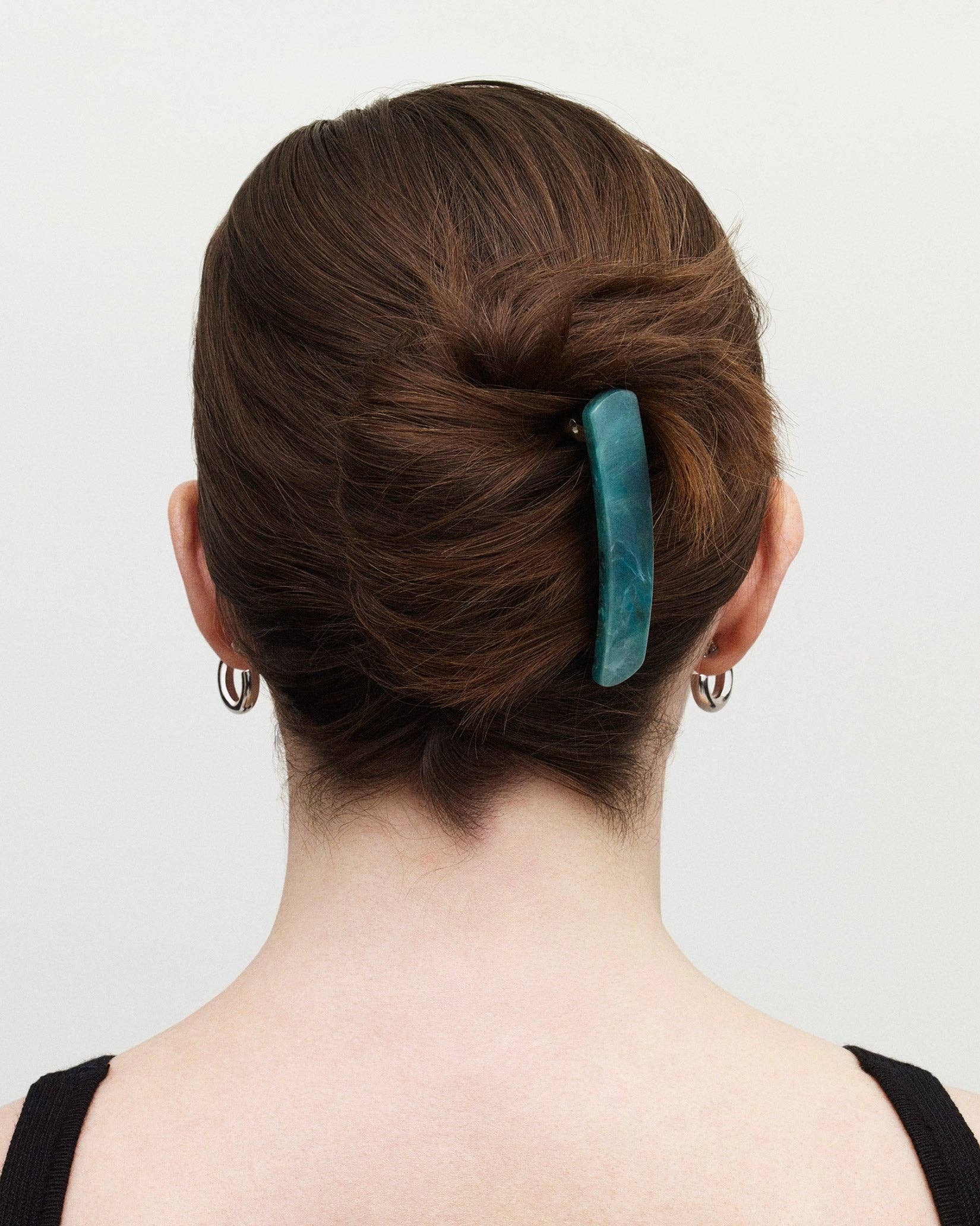 No. 3 Heirloom Barrette in Grey Shell - Image 3