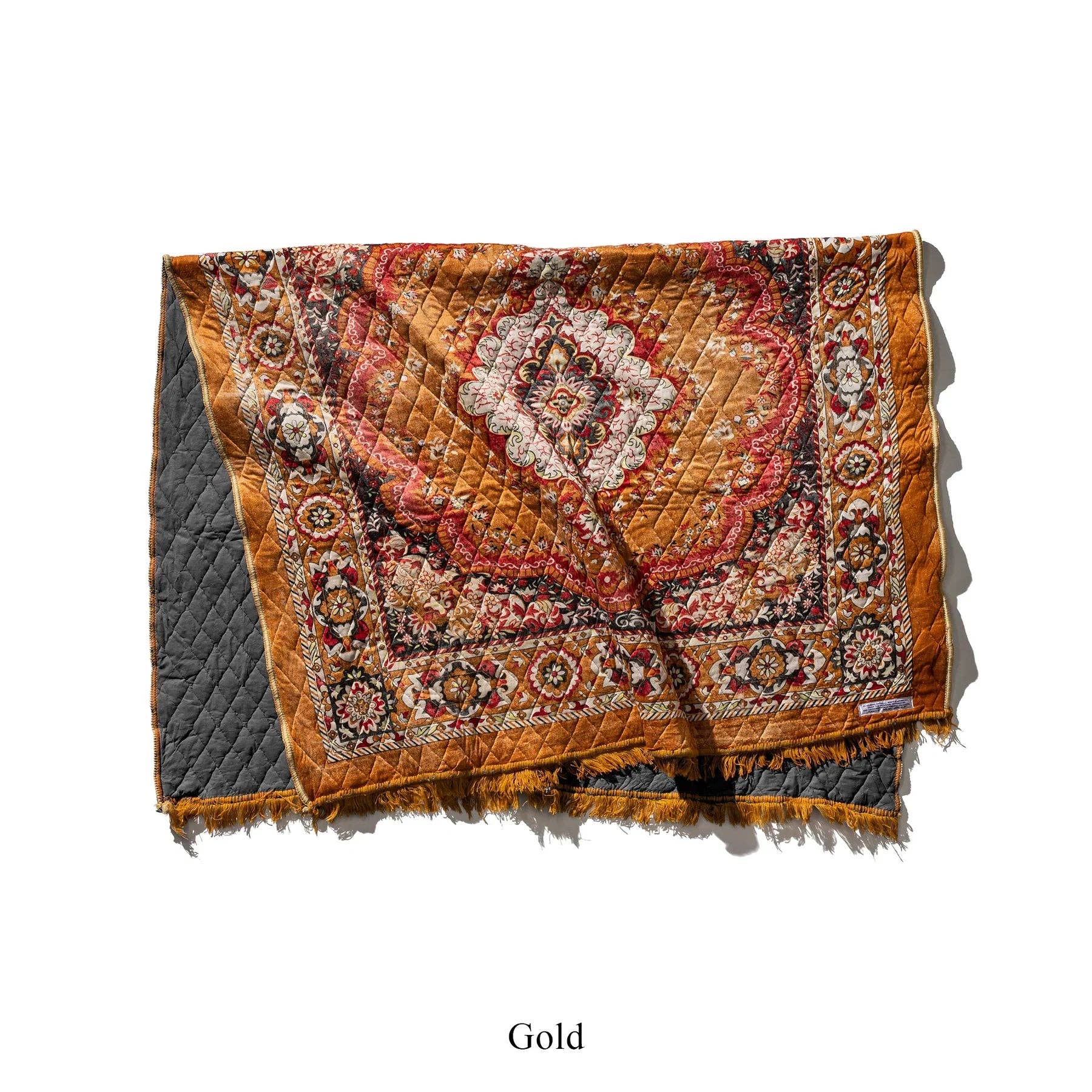 Indian Festival Rug in Gold - Image 3