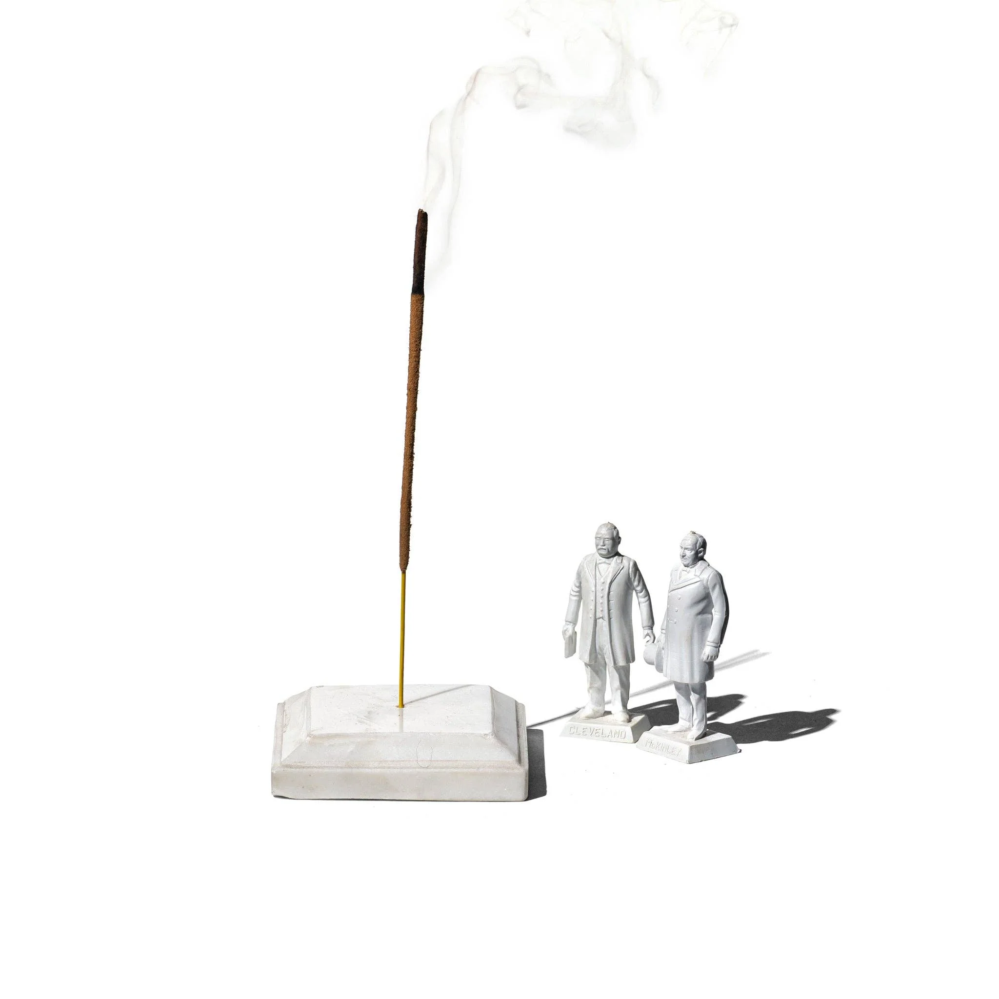Marble Incense Holder in White - Image 3