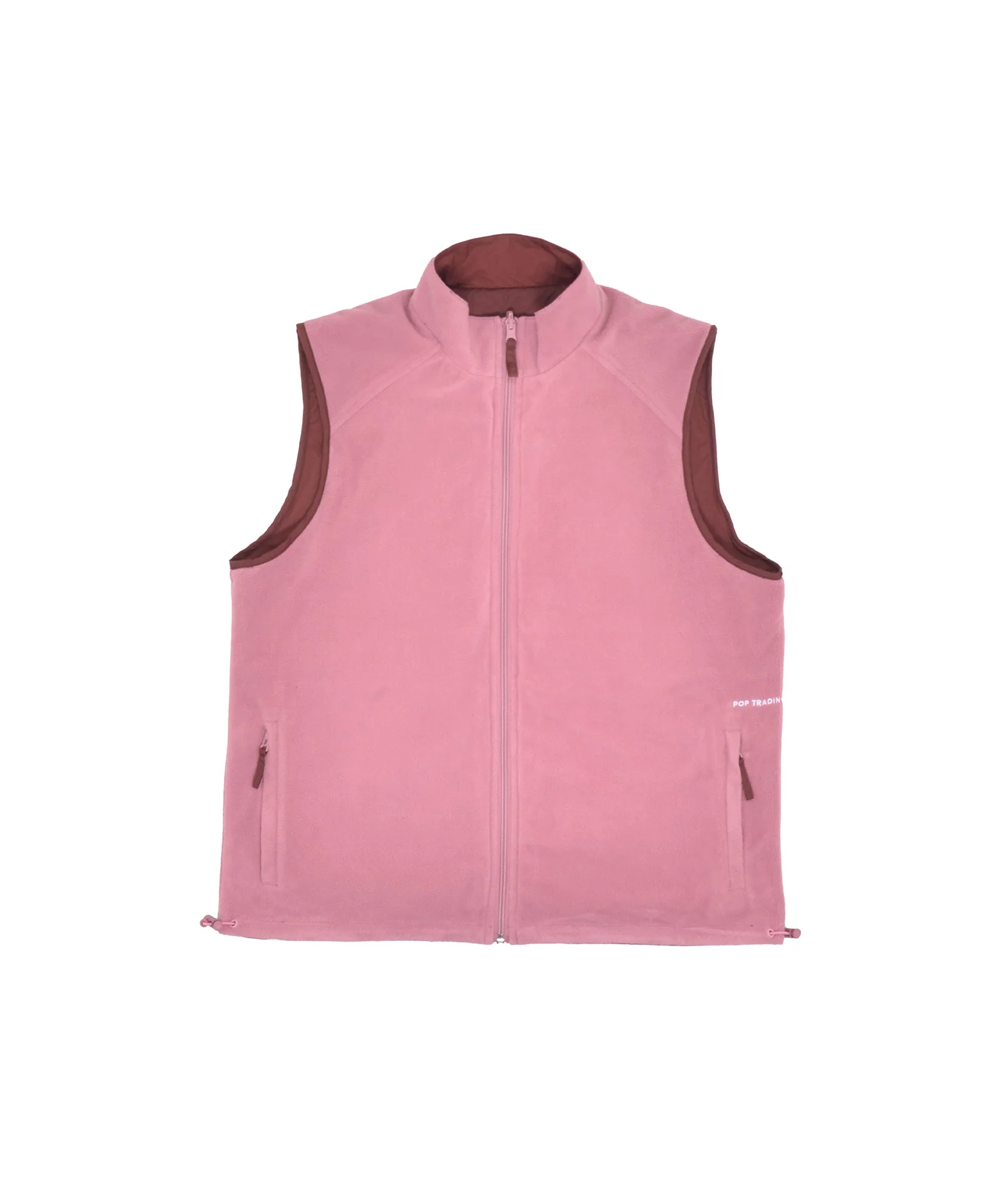 Reversible Safari Vest in Fired Brick/ Mesa Rose - Image 9