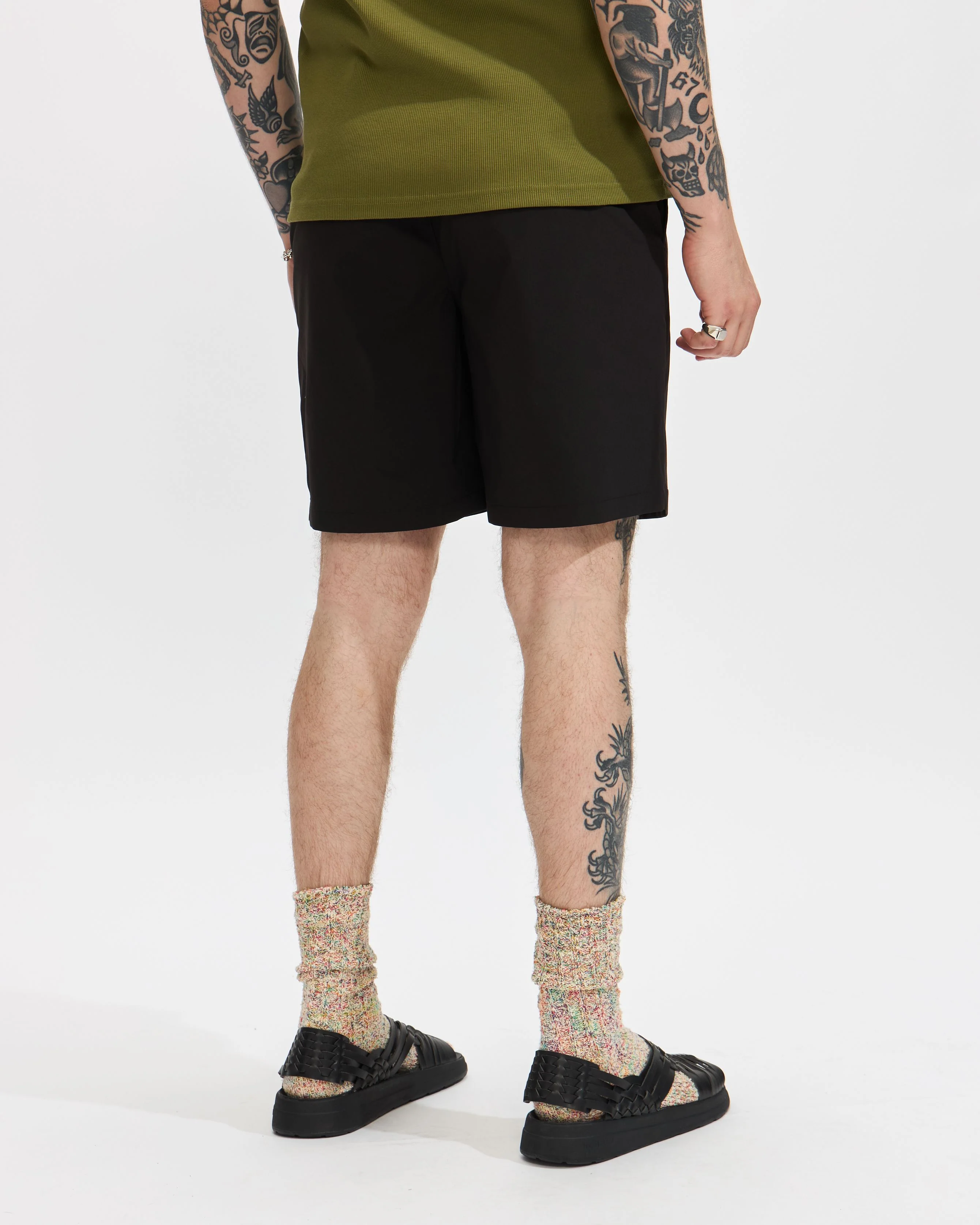 Ross Short in Black - Image 3