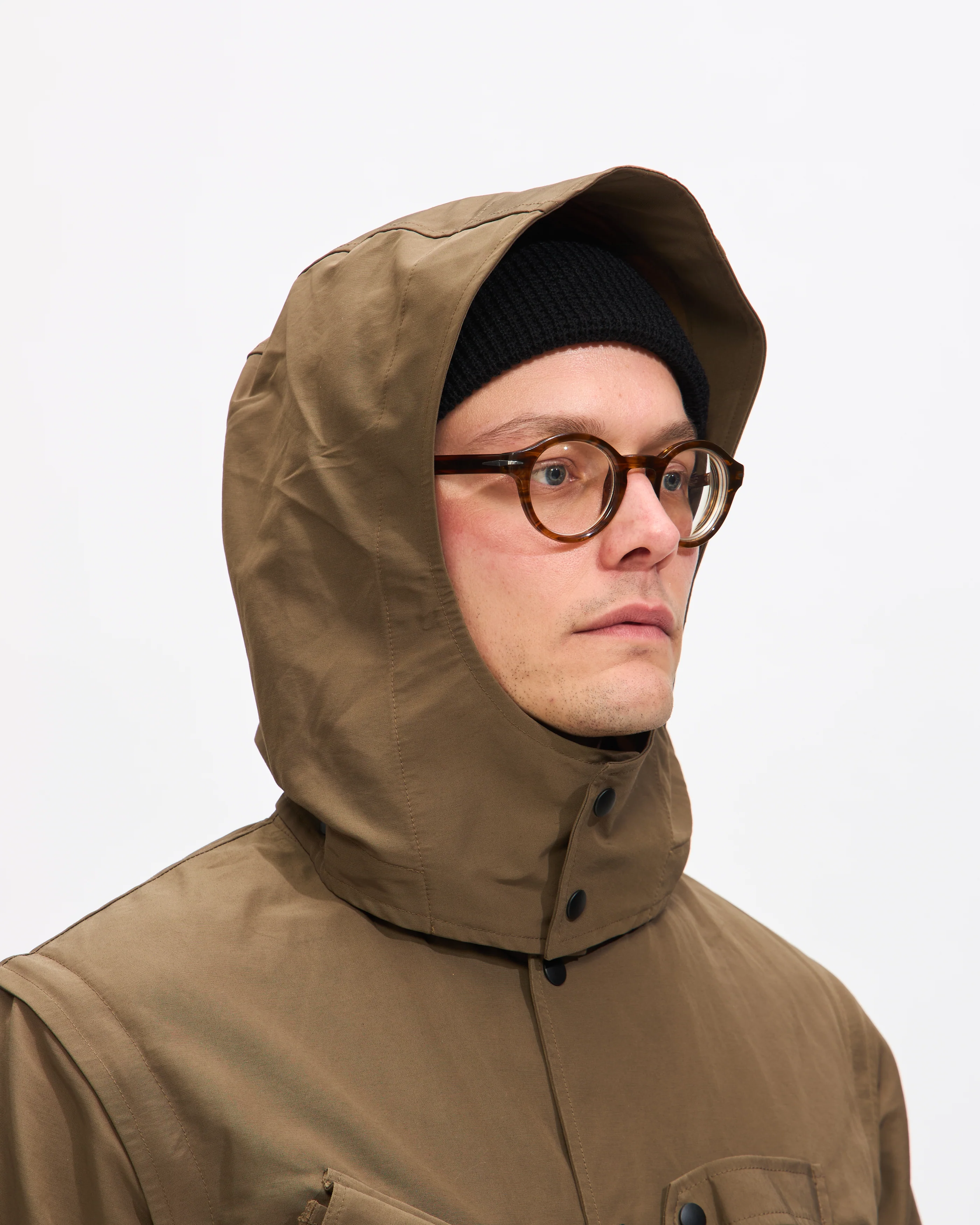 Tenkara Trout Parka in Olive C/N Grosgrain - Image 7