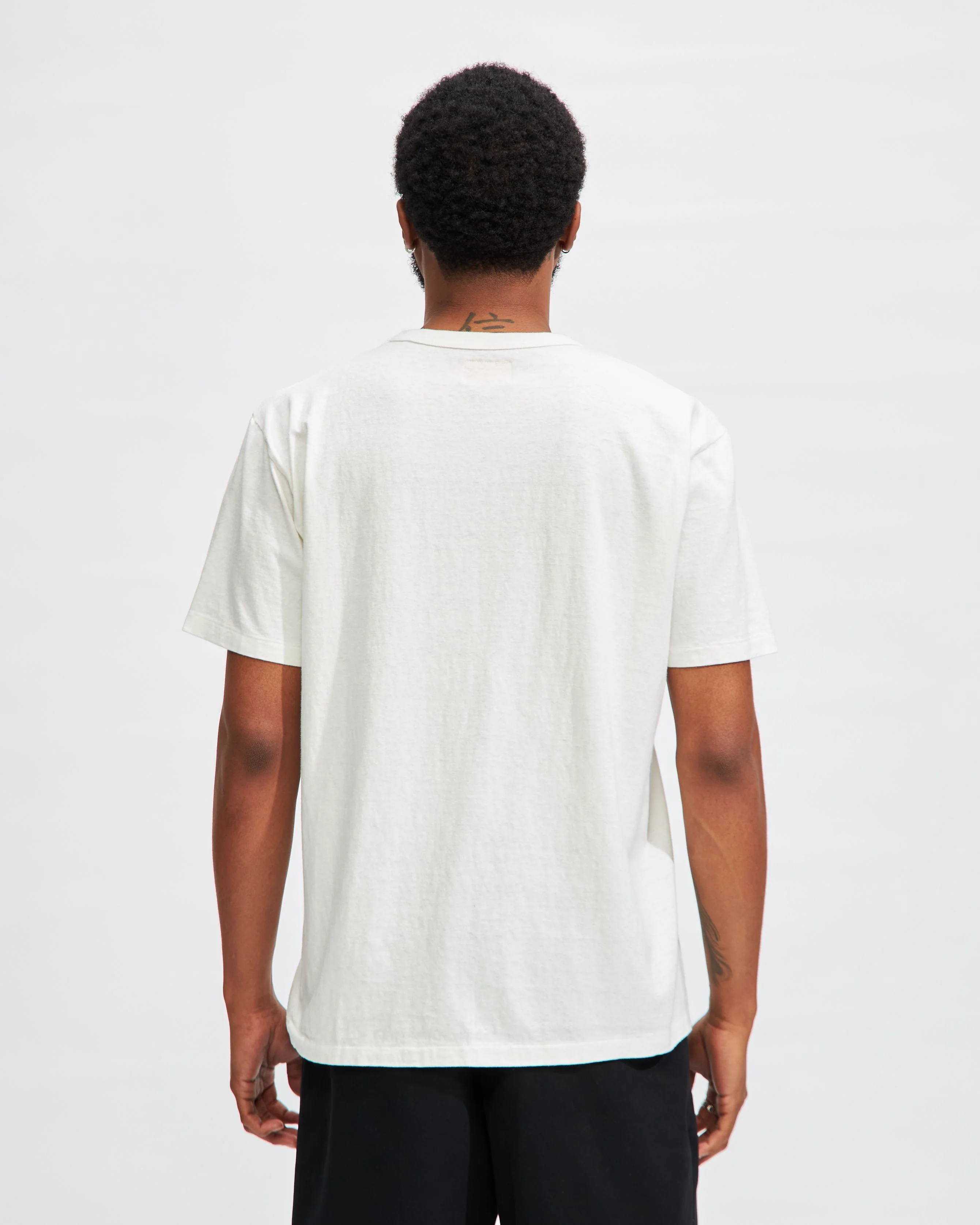 Makaha SS T-Shirt in Off White - Image 3