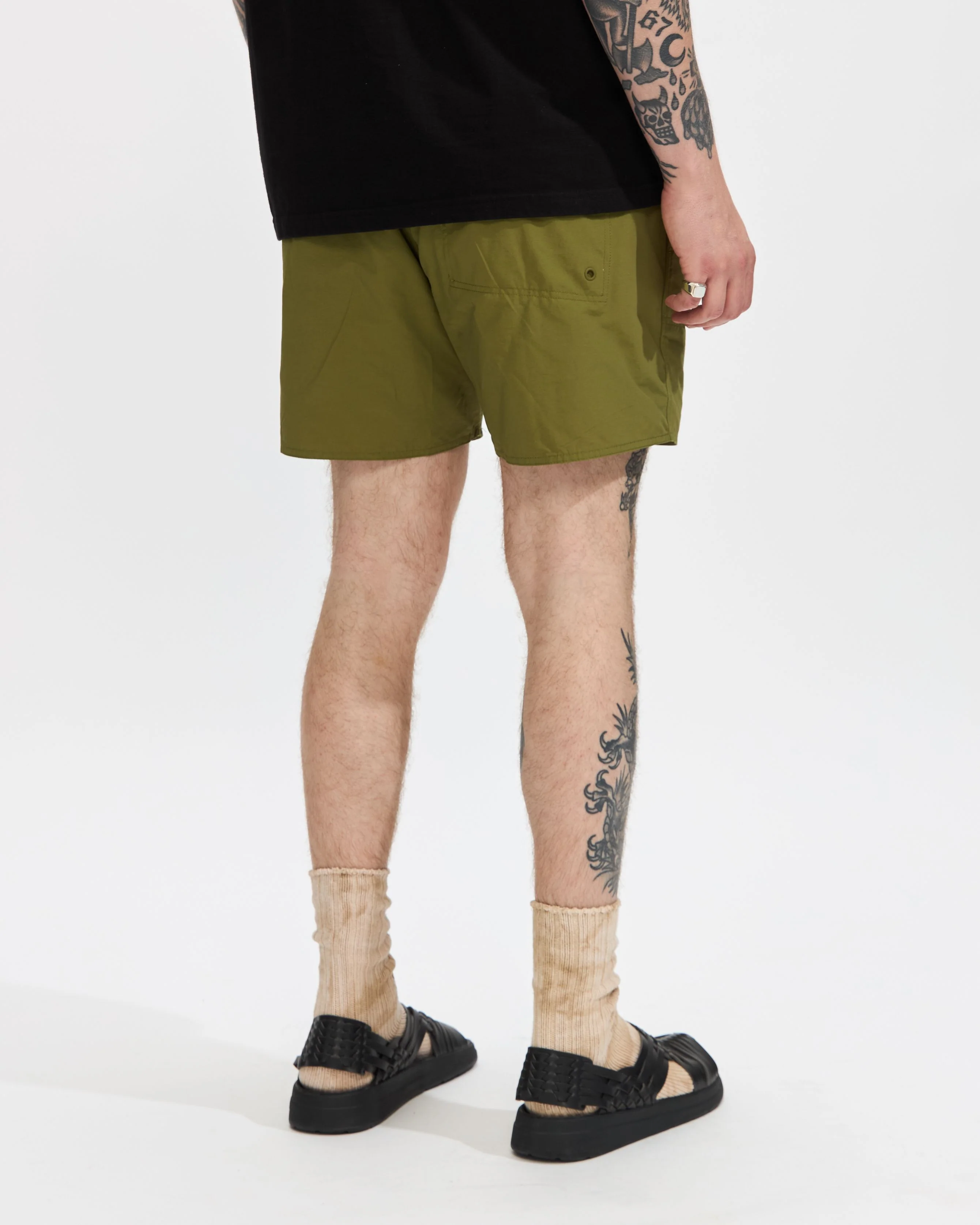 Talley Patch Logo Swimshort in Mayfly - Image 3