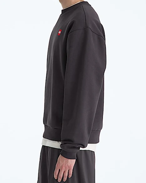 TNF Red Box Crew Neck in Obsidian - Image 3