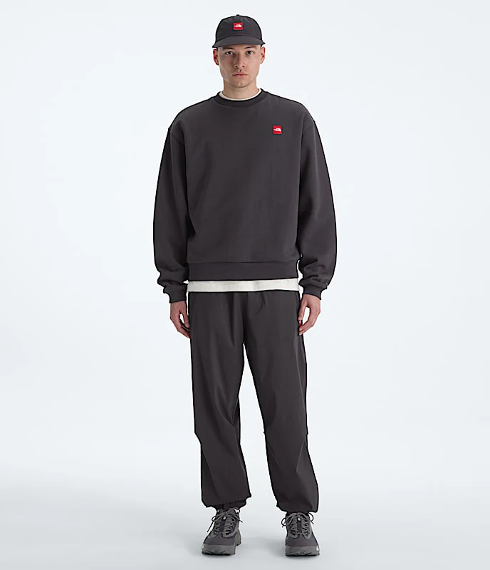 TNF Red Box Crew Neck in Obsidian - Image 4