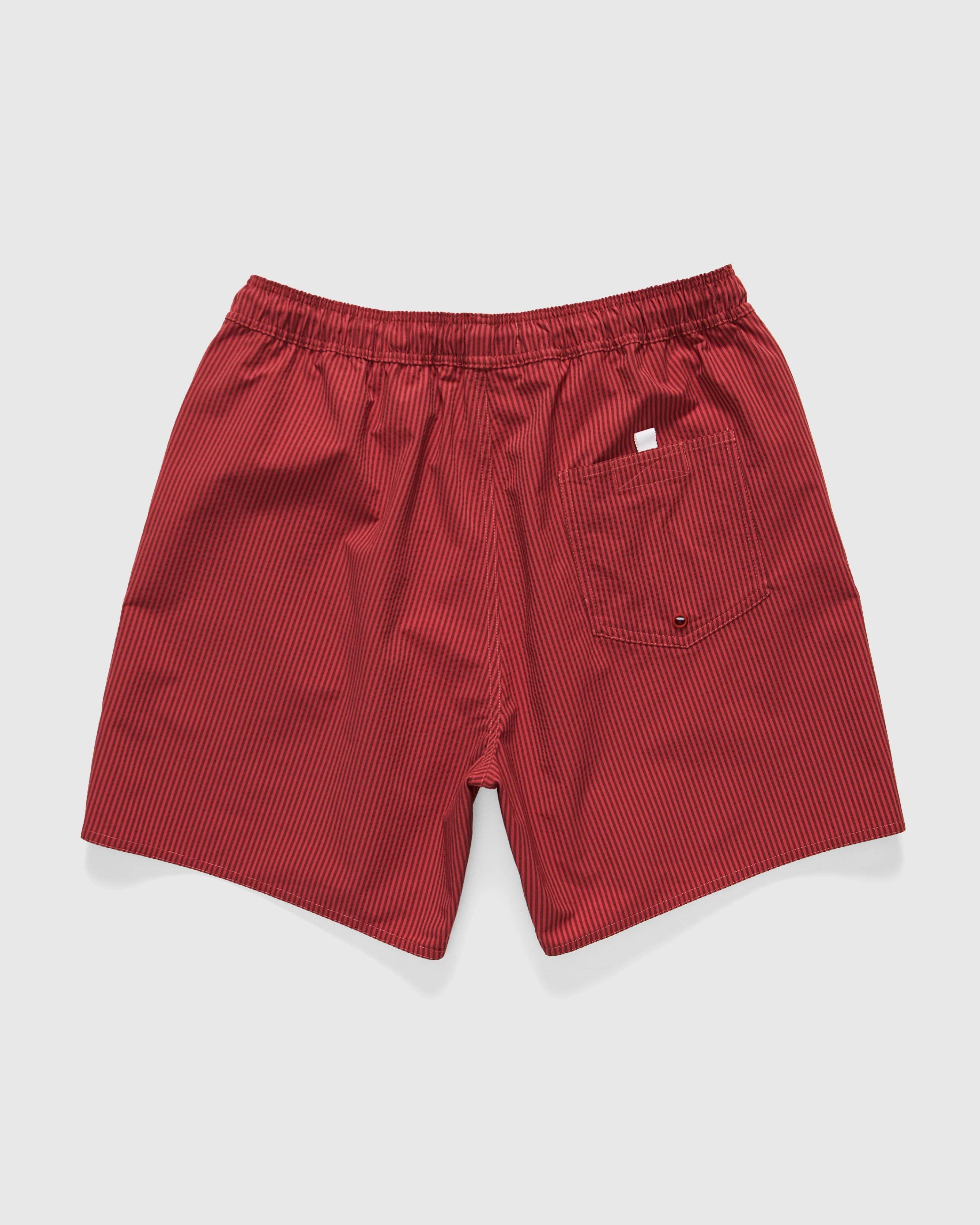 Timothy Seersucker Swim Short in Mineral Red - Image 5