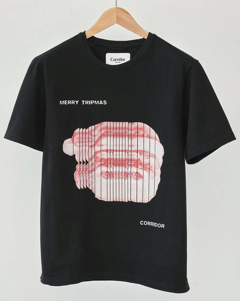 Tripmas Tee in Black - Image 3