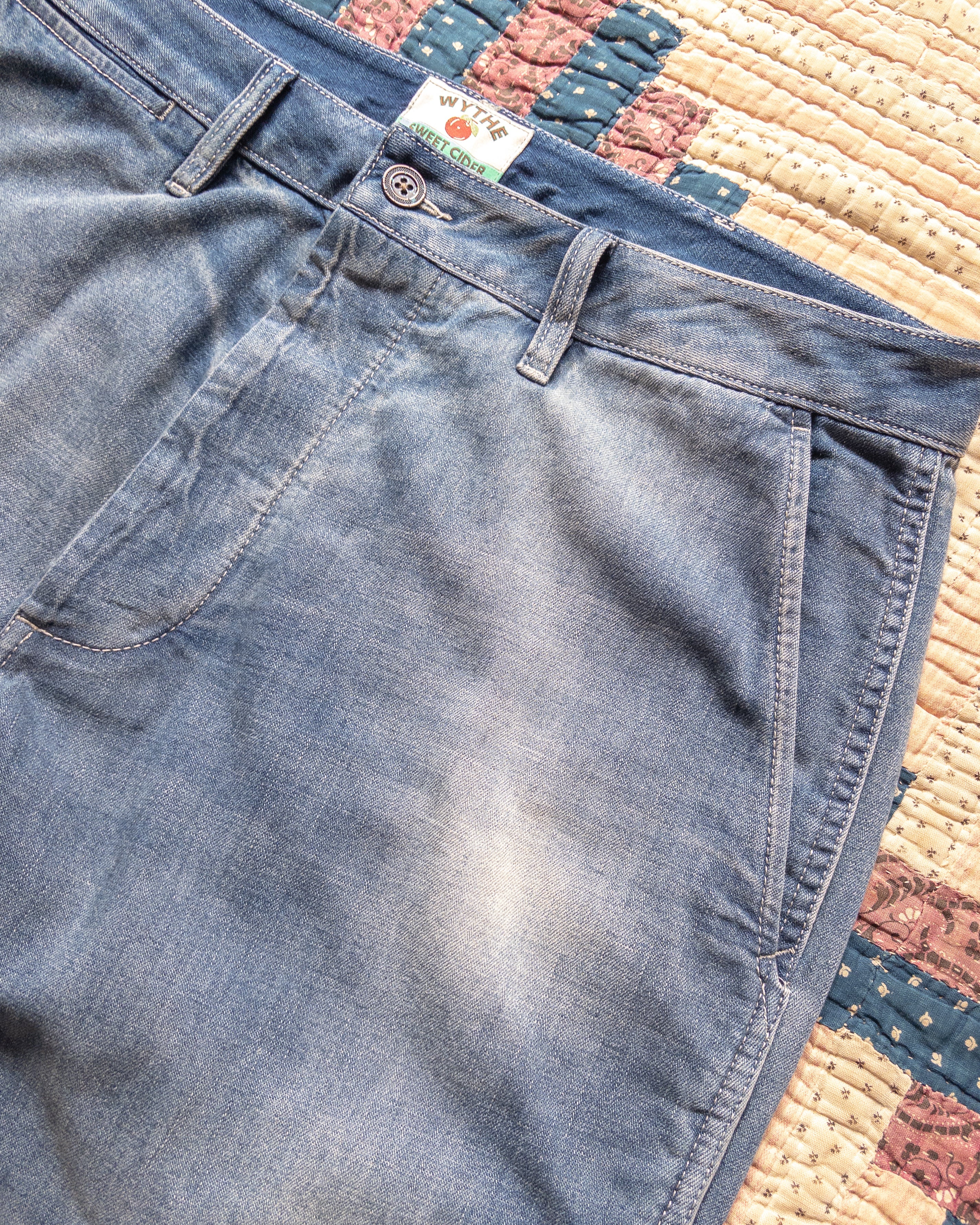 Denim Chino in Washed Indigo - Image 2