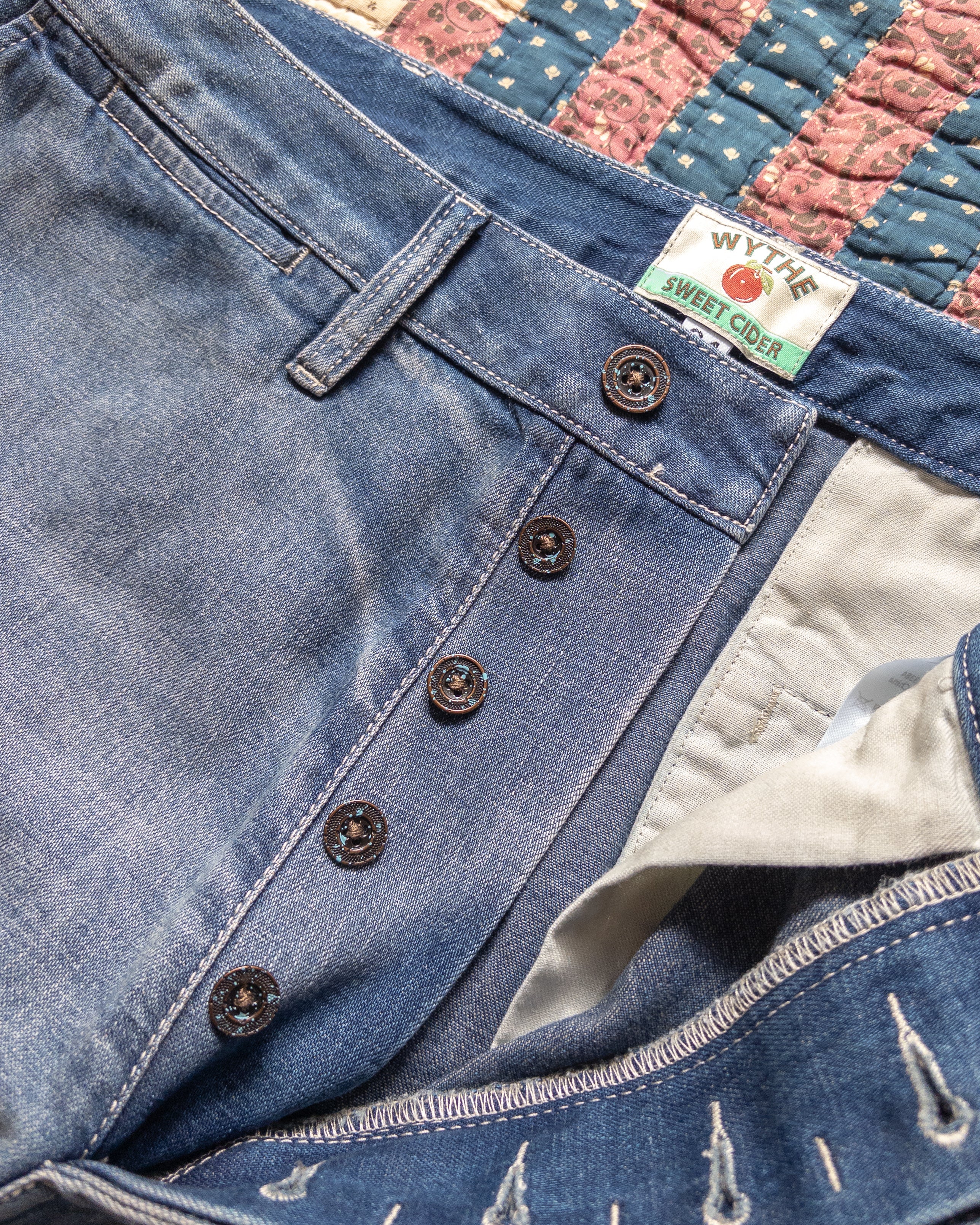 Denim Chino in Washed Indigo - Image 3