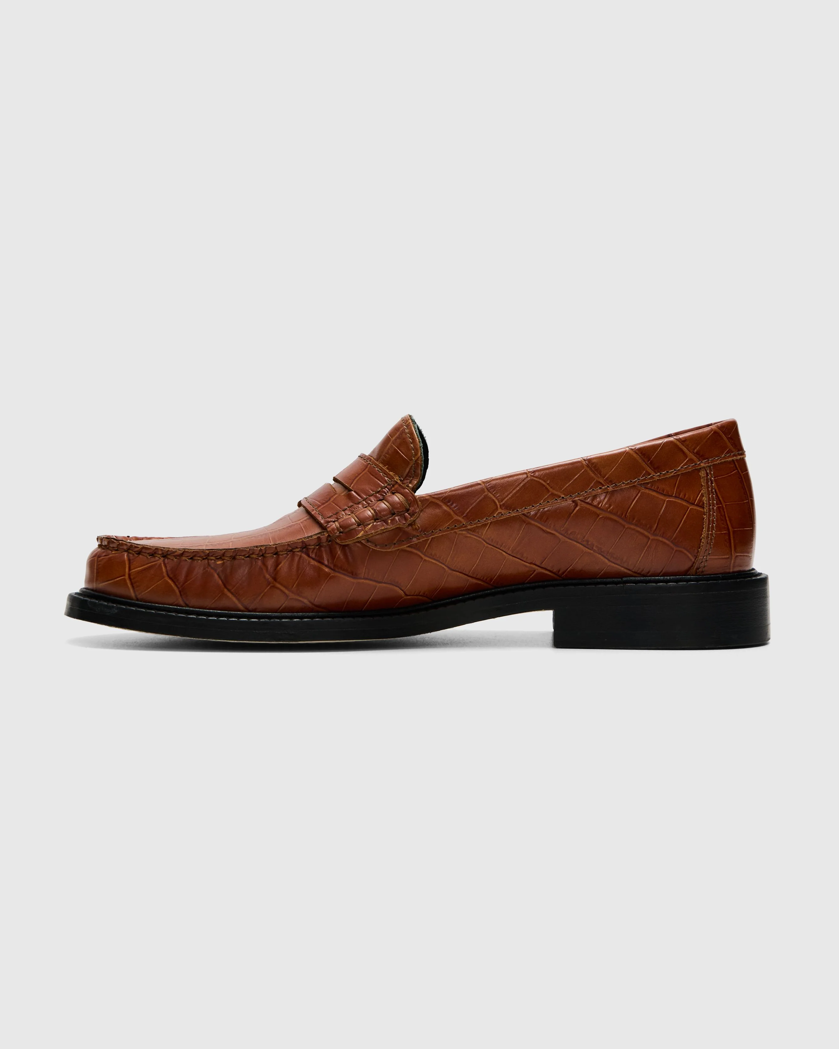 Yardee Moccasin Loafer in Dark Brown - Image 5